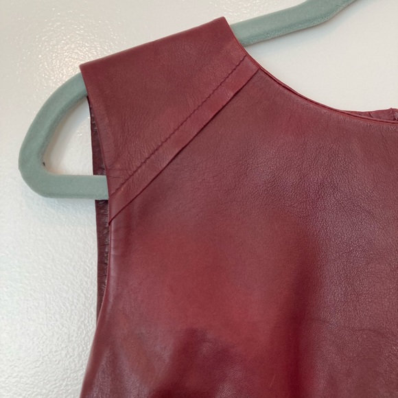 H&M Sleeveless Leather Peplum Top - Picture 9 of 13